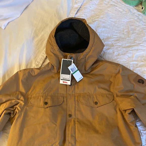 NWT Fjallraven Greenland lined G1000 buckwheat brown jacket - Picture 6 of 8